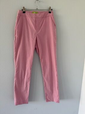 Swing Control Striped Straight-Leg Golf Pants